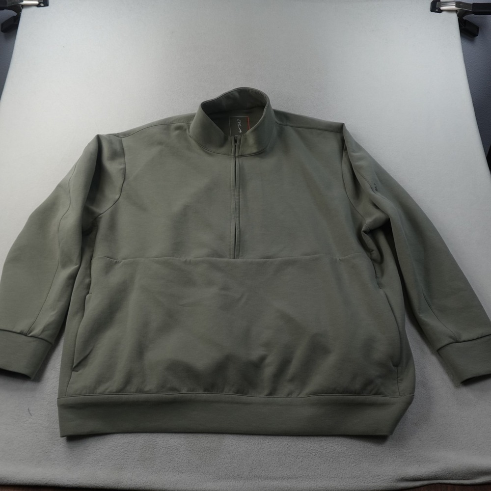 Nike 24.7 ImpossiblySoft 1/2 Zip Mens XXL Beige Dri-FIT Pullover HQ6953
